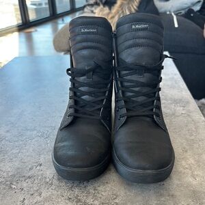 Dr. Martens Black Lace-Up Boots